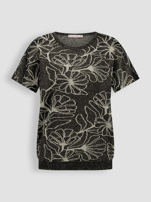 Ontdek de Kalani viscosemix top met dessin van Studio Anneloes in de kleur antraciet bij Orangebag. Op werkdagen voor 21:45 besteld, morgen in huis.