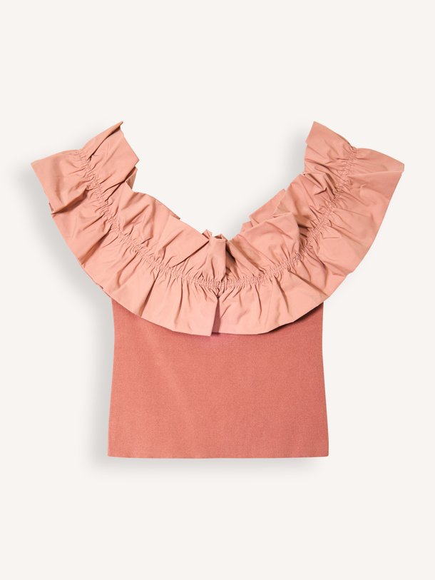 Jaqua, viscosemix off shoulder top