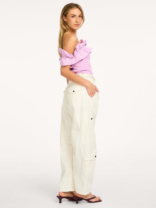 Jaqua, viscose mix off shoulder top
