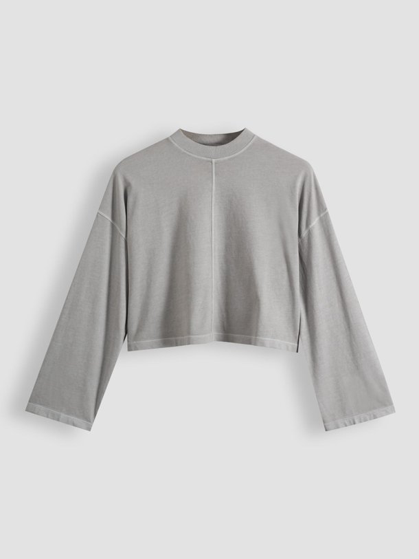 Ontdek de Cedaria katoenen cropped top van Drykorn in de kleur grijs bij Orangebag. Op werkdagen voor 21:45 besteld, morgen in huis.