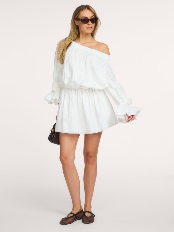 Jegan, katoenen off shoulder jurk