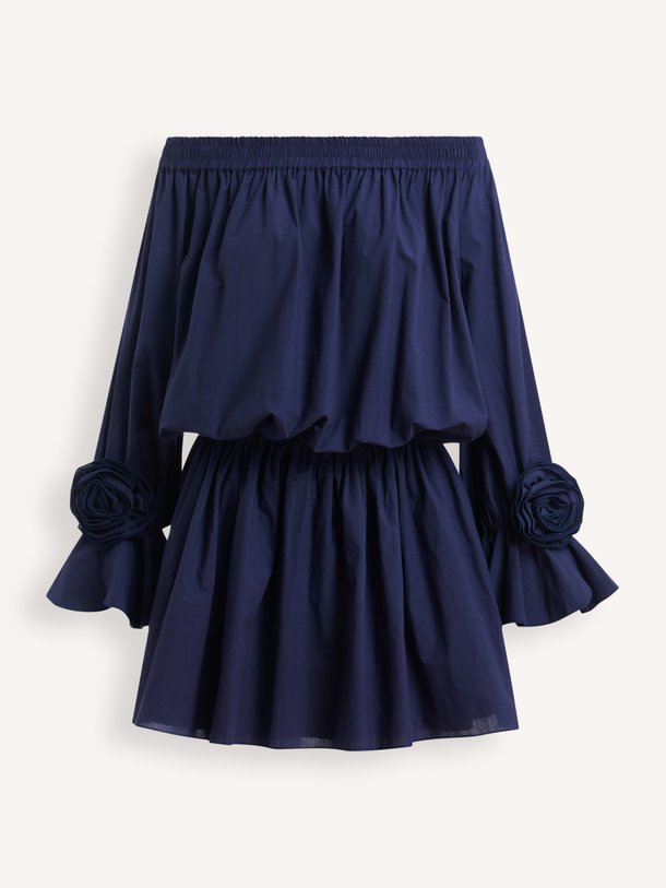 JEGAN Jegan, katoenen off shoulder jurk
