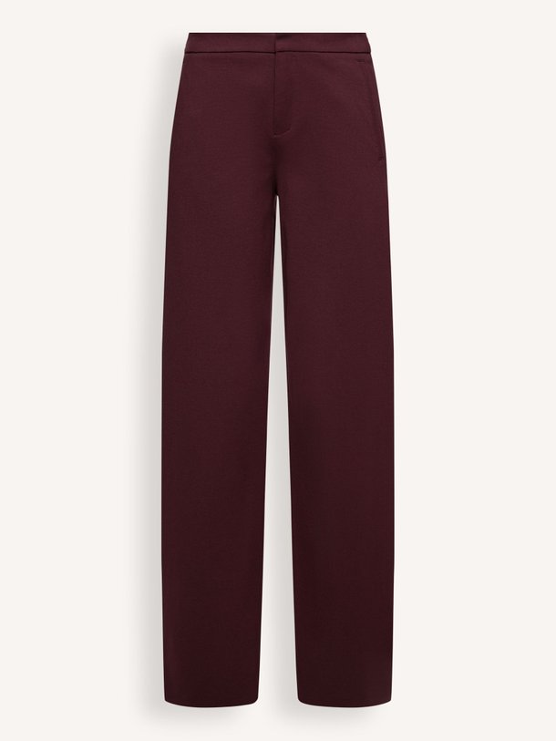 Ontdek de Fae viscosemix jersey wide leg broek van Drykorn in de kleur Bordeauxrood bij Orangebag. Op werkdagen voor 21:45 besteld, morgen in huis.