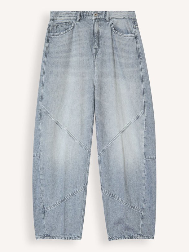 Swore, high waist barrel fit non-stretch jeans