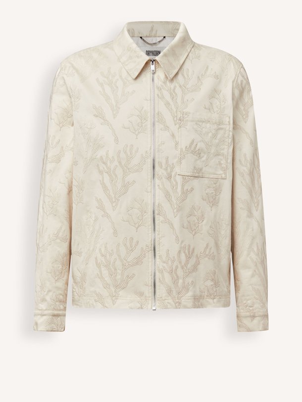 Ontdek de Jerson geweven jack van Drykorn in de kleur Off-white bij Orangebag. Op werkdagen voor 21:45 besteld, morgen in huis.