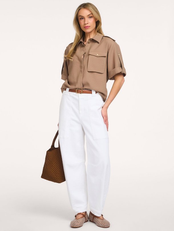 Ontdek de Nellie viscosemix blouse van Studio Anneloes in de kleur Caramel bij Orangebag. Op werkdagen voor 21:45 besteld, morgen in huis.