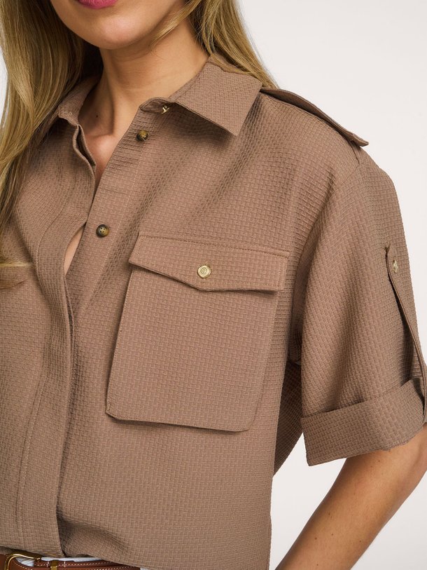 Ontdek de Nellie viscosemix blouse van Studio Anneloes in de kleur Caramel bij Orangebag. Op werkdagen voor 21:45 besteld, morgen in huis.
