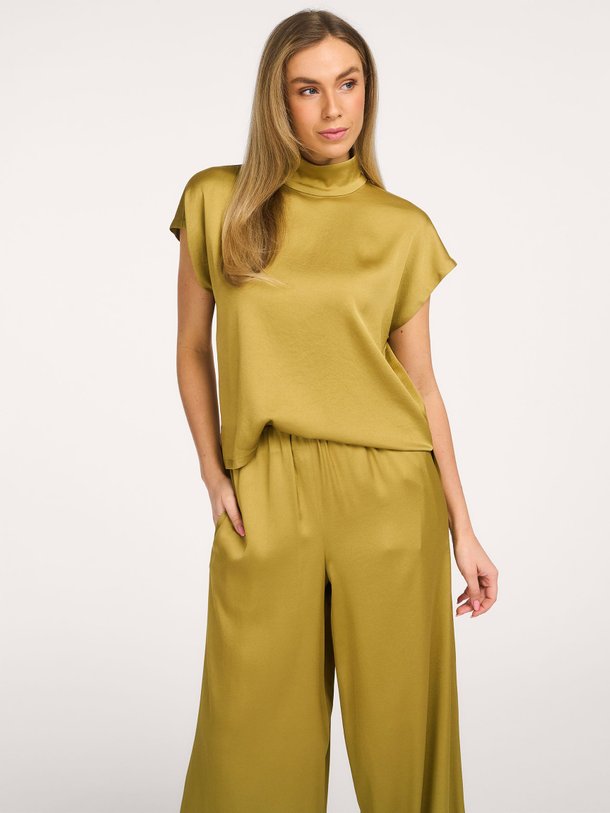 Ontdek de Alaria, geweven top van Drykorn bij Orangebag. Op werkdagen voor 21:45 besteld, morgen in huis.