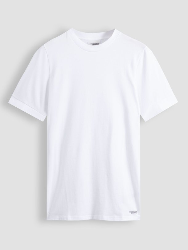 Ontdek de Anton drynamic katoenmix T-shirt van Drykorn in de kleur wit bij Orangebag. Op werkdagen voor 21:45 besteld, morgen in huis.