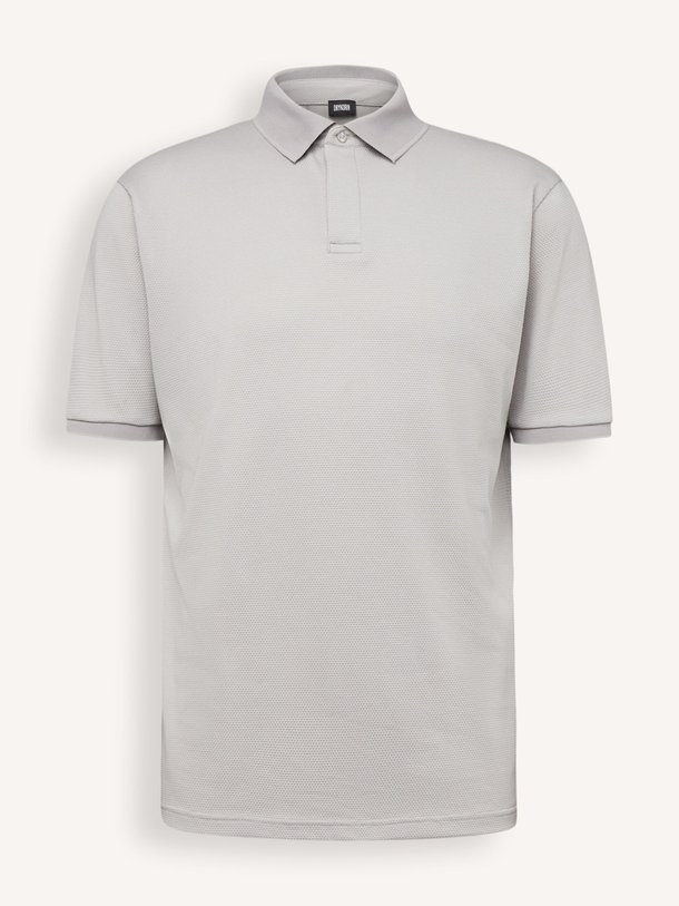Drykorn Santos katoenmix polo - Grijs Ontdek de Santos katoenmix polo van Drykorn in de kleur Grijs bij Orangebag. Op werkdagen voor 21:45 besteld, morgen in huis.