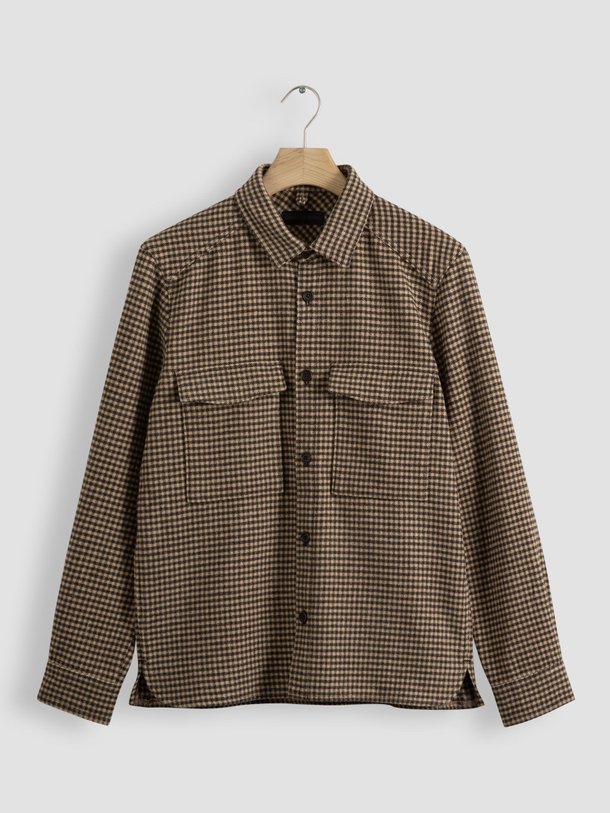 Ontdek de Gunray wolmix overshirt met dessin van Drykorn in de kleur bruin bij Orangebag. Op werkdagen voor 21:45 besteld, morgen in huis.