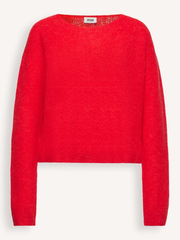 Ontdek de Imeny alpacamix trui van Drykorn in de kleur Rood bij Orangebag. Op werkdagen voor 21:45 besteld, morgen in huis.