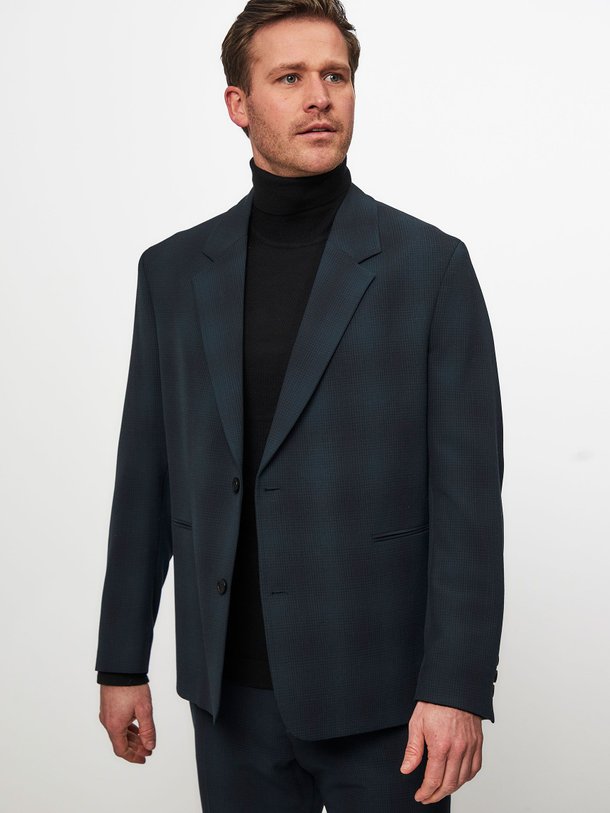 Ontdek de Keby viscosemix blazer met geruit dessin van Drykorn in de kleur donkergroen bij Orangebag. Op werkdagen voor 21:45 besteld, morgen in huis.