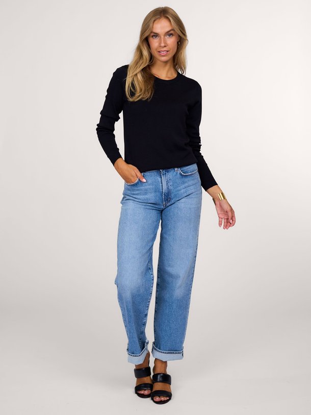 Ontdek de Lana viscosemix trui van Studio Anneloes in de kleur zwart bij Orangebag. Op werkdagen voor 21:45 besteld, morgen in huis.