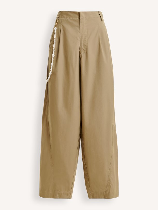 Jesuis, katoenen barrel fit broek