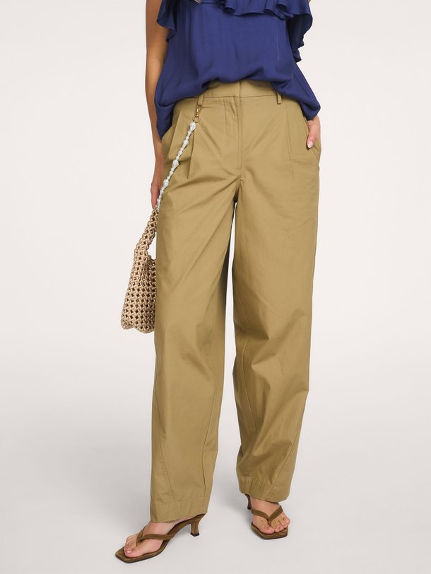 Jesuis, katoenen barrel fit broek