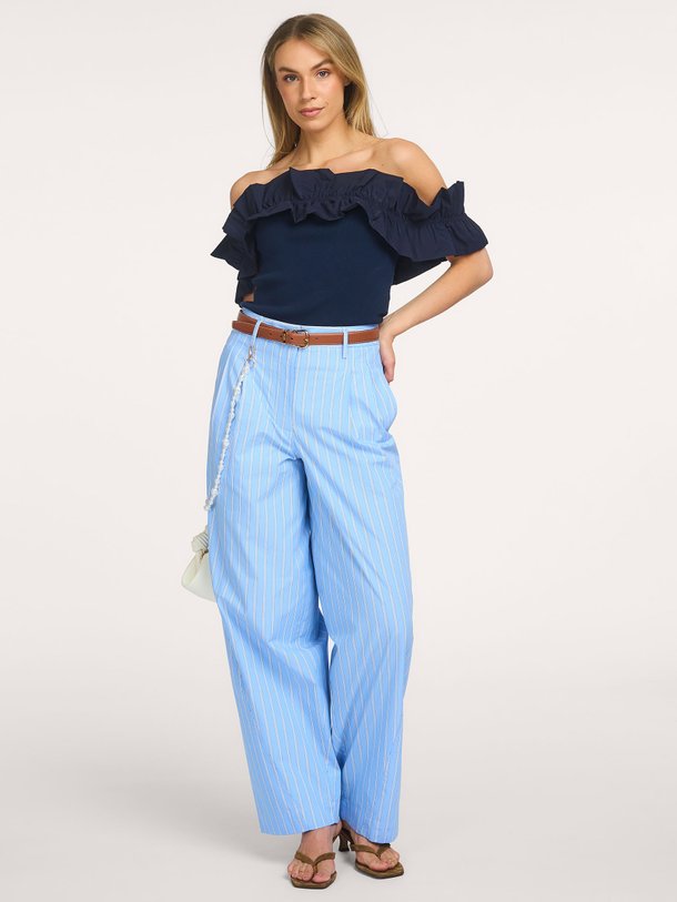 JESUIS Jesuis, katoenen barrel fit broek