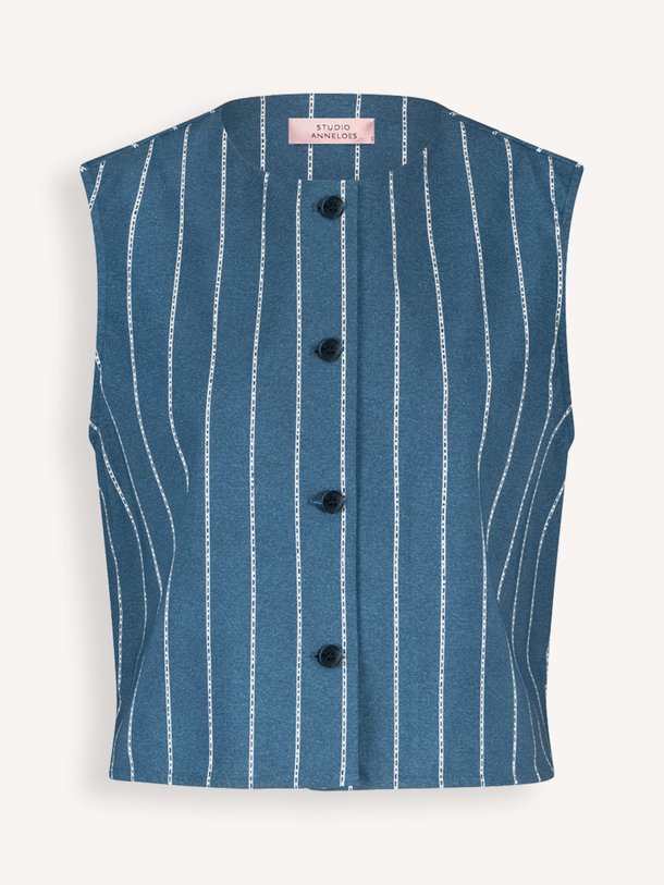 Ontdek de Sjuul heavy travel jersey gilet van Studio Anneloes in de kleur blauw bij Orangebag. Op werkdagen voor 21:45 besteld, morgen in huis.