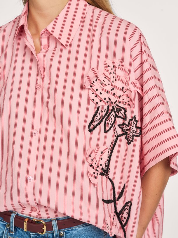 JONKOE Jonkoe, katoenen oversized blouse