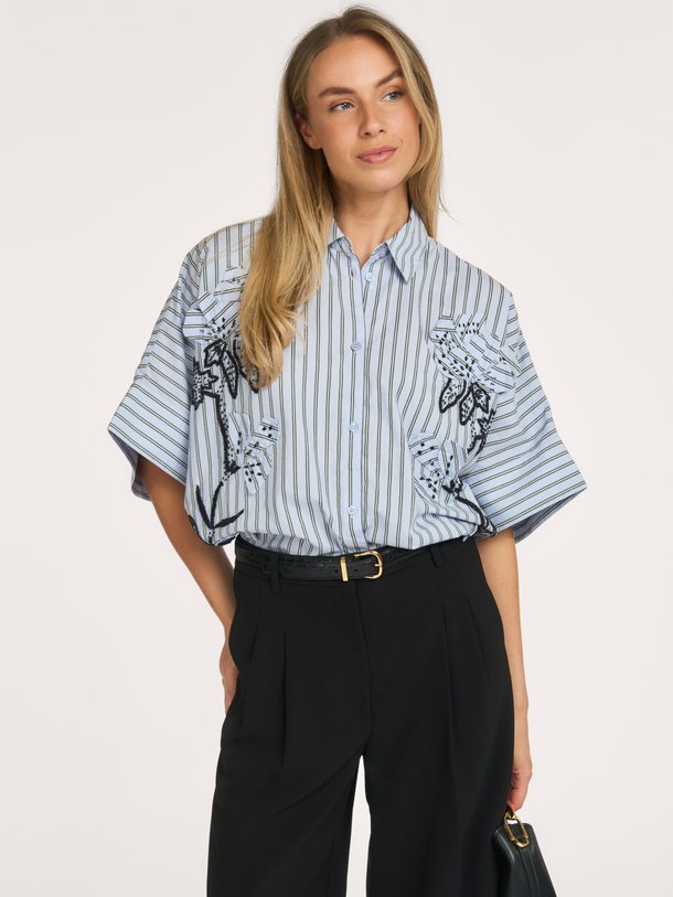JONKOE Jonkoe, katoenen oversized blouse