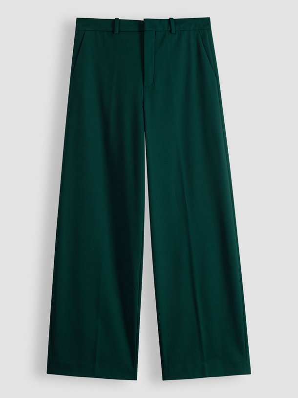 Ontdek de Desk viscosemix wide leg pantalon van Drykorn in de kleur donkergroen bij Orangebag. Op werkdagen voor 21:45 besteld, morgen in huis.