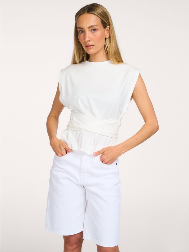 Chileas, katoenen wrap top