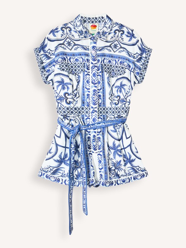 Wonderful City, linnen playsuit