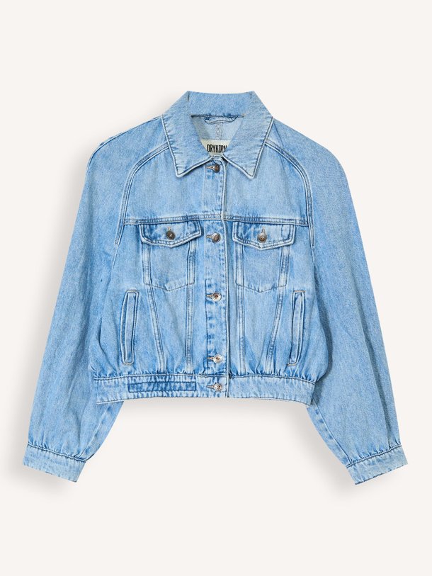 Ontdek de Marwick denim jack van Drykorn in de kleur Blauw bij Orangebag. Op werkdagen voor 21:45 besteld, morgen in huis.