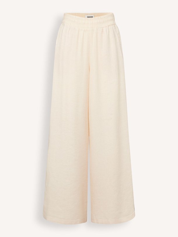 Ontdek de Ceiling viscose/linnenmix palazzo van Drykorn in de kleur Off-white bij Orangebag. Op werkdagen voor 21:45 besteld, morgen in huis.