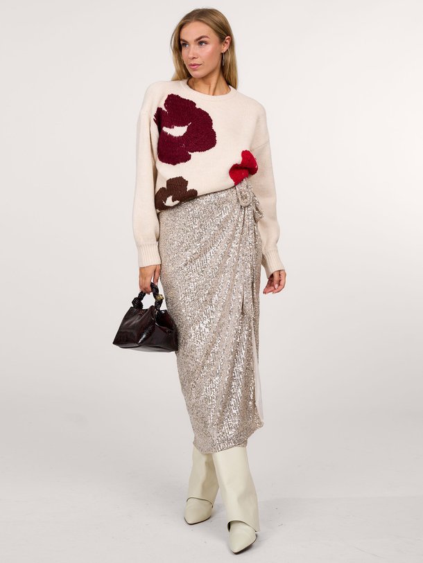 Ontdek de Queen geweven overslag rok met pailletten van Studio Anneloes in de kleur goudkleur bij Orangebag. Op werkdagen voor 21:45 besteld, morgen in huis.