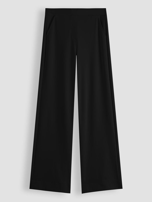 Ontdek de Lexie bonded travel jersey wide leg broek van Studio Anneloes in de kleur zwart bij Orangebag. Op werkdagen voor 21:45 besteld, morgen in huis.