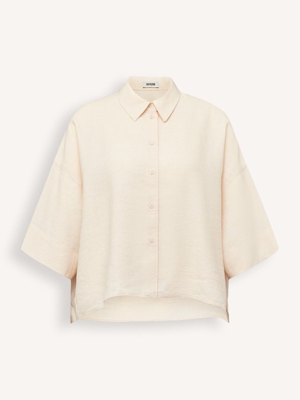 Ontdek de Yarika viscose/linnenmix blouse van Drykorn in de kleur Off-white bij Orangebag. Op werkdagen voor 21:45 besteld, morgen in huis.