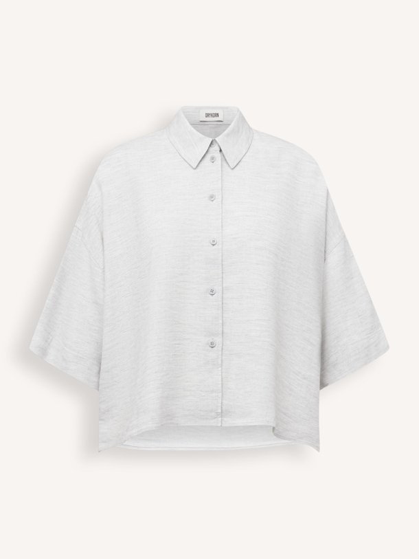 Ontdek de Yarika, viscose/linnenmix blouse van Drykorn bij Orangebag. Op werkdagen voor 21:45 besteld, morgen in huis.