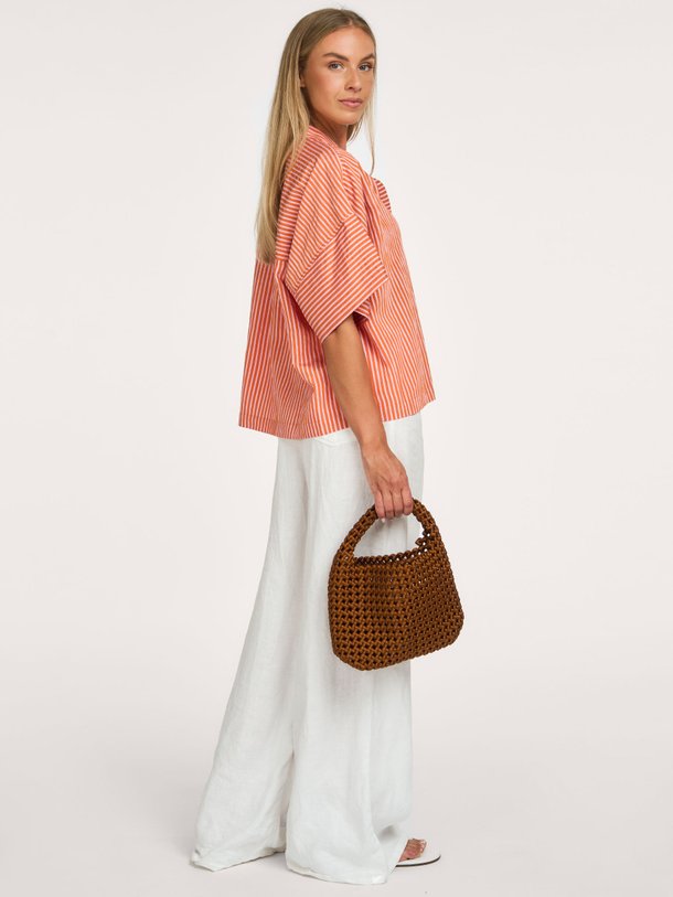Ontdek de Laureen stripe poplin blouse van Studio Anneloes bij Orangebag. Op werkdagen voor 21:45 besteld, morgen in huis.