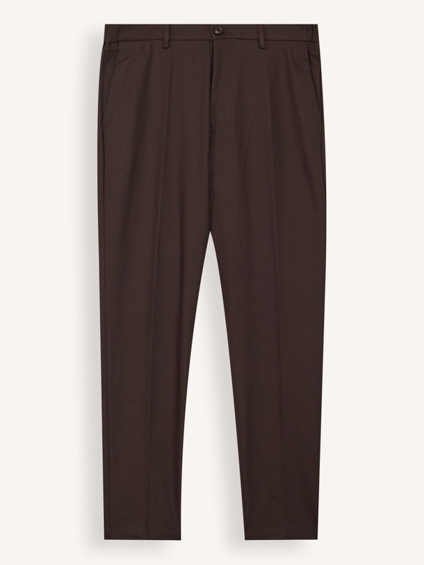 Ontdek de Ajend katoenmix broek van Drykorn in de kleur donkerbruin bij Orangebag. Op werkdagen voor 21:45 besteld, morgen in huis.