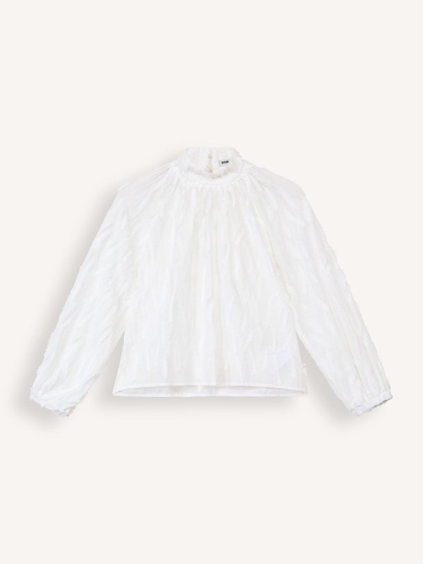 Ontdek de Dumonda katoenmix top met franjes van Drykorn in de kleur off-white bij Orangebag. Op werkdagen voor 21:45 besteld, morgen in huis.