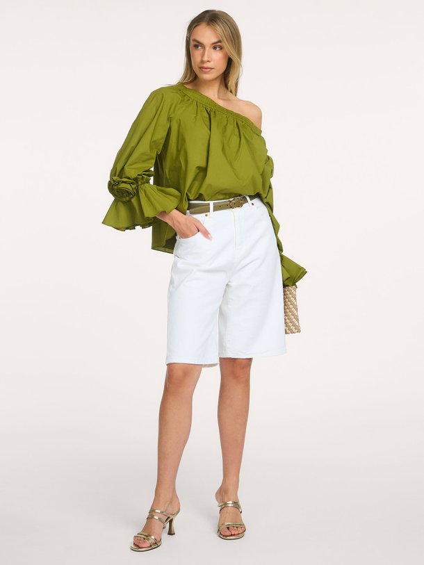 JOFIE Jofie, katoenen off shoulder top