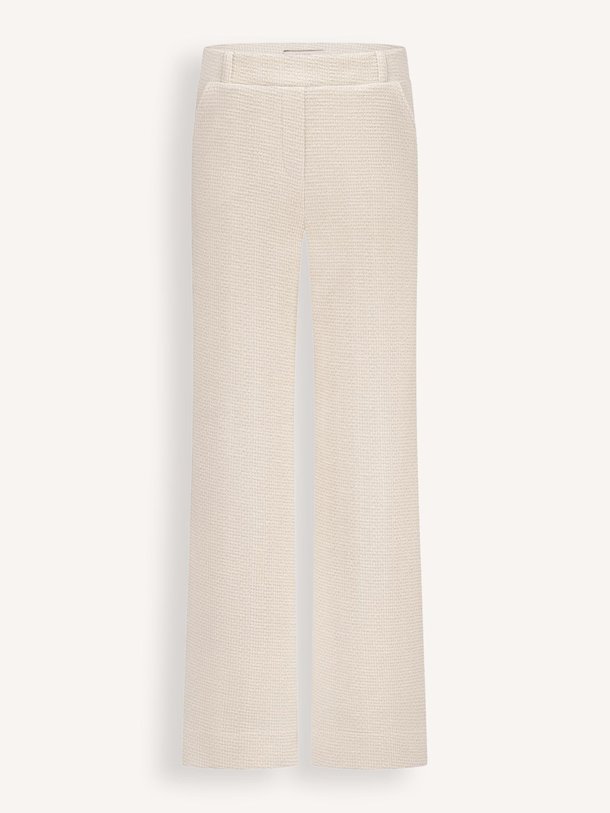 Ontdek de Lexie katoenmix tweed broek met lurex van Studio Anneloes in de kleur ecru bij Orangebag. Op werkdagen voor 21:45 besteld, morgen in huis.
