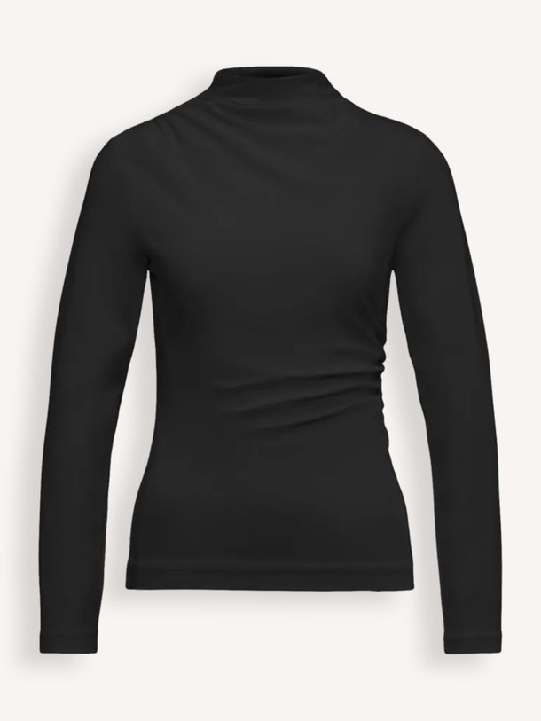 Ontdek de Tiry lyocellmix longsleeve van Drykorn in de kleur zwart bij Orangebag. Op werkdagen voor 21:45 besteld, morgen in huis.