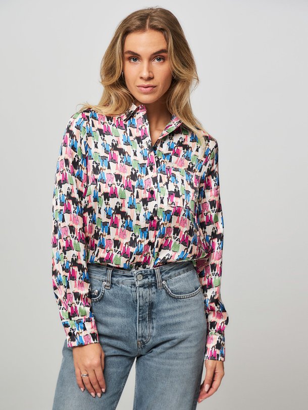 Ontdek de X Bo Wilkes Bowie viscose blouse met print van Studio Anneloes in de kleur roze bij Orangebag. Op werkdagen voor 21:45 besteld, morgen in huis.