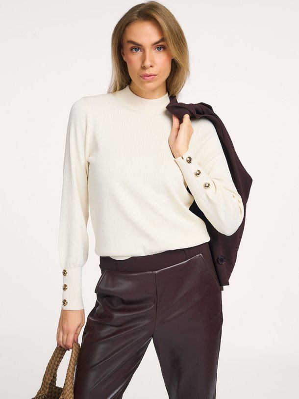 Ontdek de Luna viscosemix trui van Studio Anneloes in de kleur ecru bij Orangebag. Op werkdagen voor 21:45 besteld, morgen in huis.