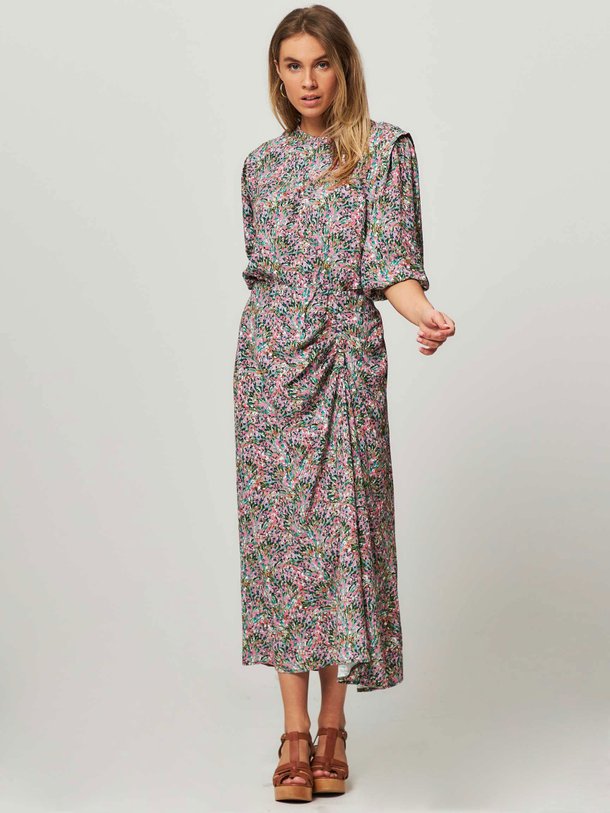 Ontdek de Liva viscose rok met print van Studio Anneloes in de kleur roze bij Orangebag. Op werkdagen voor 21:45 besteld, morgen in huis.