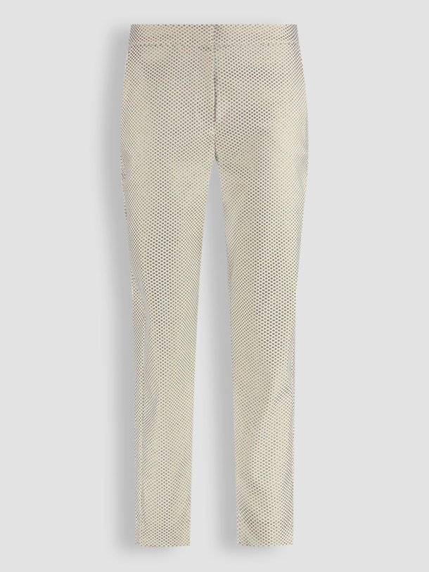 Ontdek de Mira viscosemix broek met dessin van Studio Anneloes in de kleur ecru bij Orangebag. Op werkdagen voor 21:45 besteld, morgen in huis.