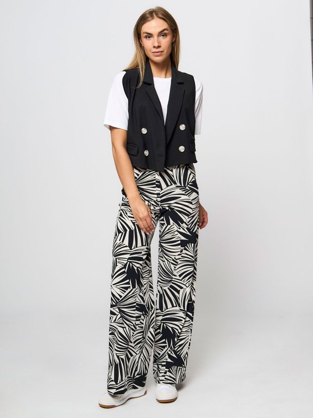 Ontdek de Luz medium travel jersey broek met print van Studio Anneloes in de kleur zwart bij Orangebag. Op werkdagen voor 21:45 besteld, morgen in huis.