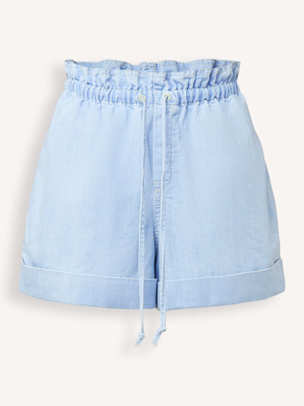 Ontdek de Edict denim short van Drykorn in de kleur Lichtblauw bij Orangebag. Op werkdagen voor 21:45 besteld, morgen in huis.