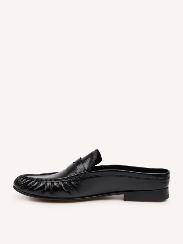 Lederen loafer