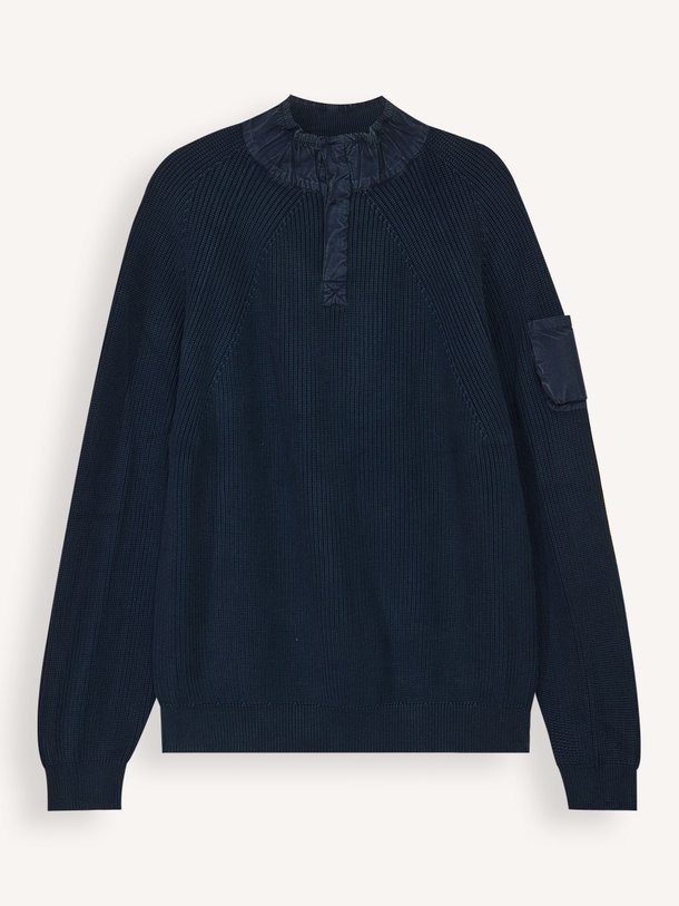 Ontdek de Kierran katoenen rib trui van Drykorn in de kleur donkerblauw bij Orangebag. Op werkdagen voor 21:45 besteld, morgen in huis.
