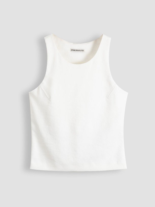 Ontdek de Atura geweven top van Drykorn in de kleur ecru bij Orangebag. Op werkdagen voor 21:45 besteld, morgen in huis.