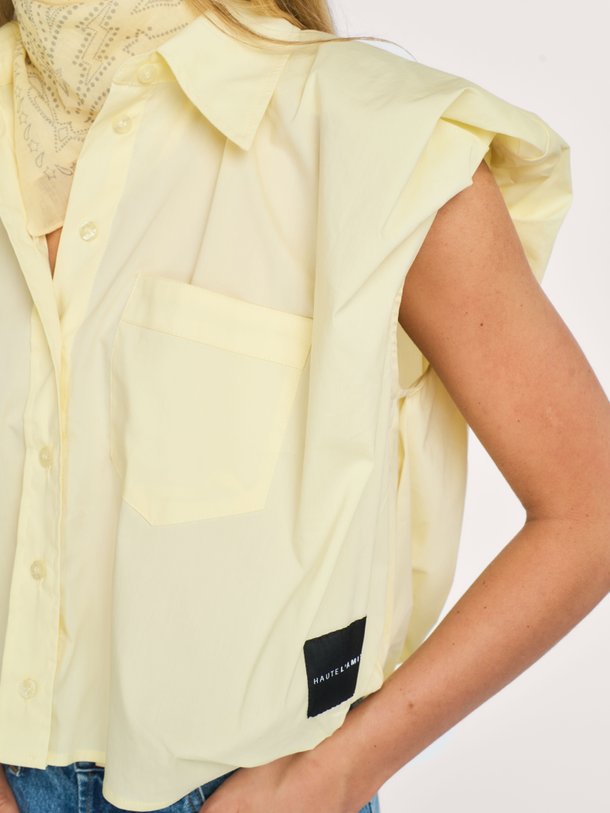 Dinnie NS Poplin Shirt Dinnie, katoenmix blouse