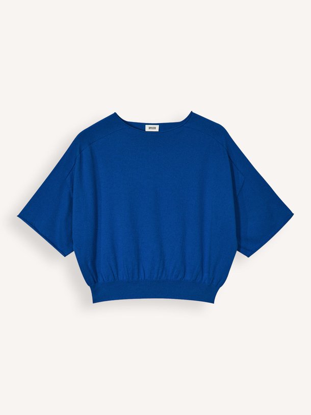 Ontdek de Dilary katoen/cashmeremix top van Drykorn in de kleur blauw bij Orangebag. Op werkdagen voor 21:45 besteld, morgen in huis.